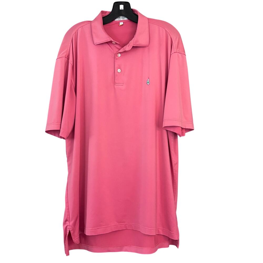 Peter Millar Summer Comfort Polo Golf Shirt L Preppy Sporty Performance
